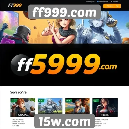 Acessibilidade e design do site ff999.com para jogadores